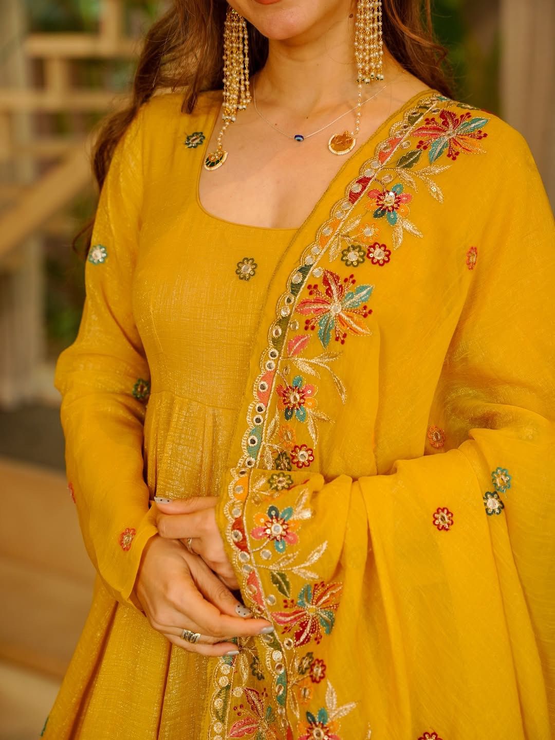 Premium Designer Anarkali With Plazoo Set – Elegant Ethnic Wear ✨