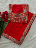 Soft Rangoli silk sari