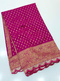 Pure Crepe Khadi Silk Pattu Saree