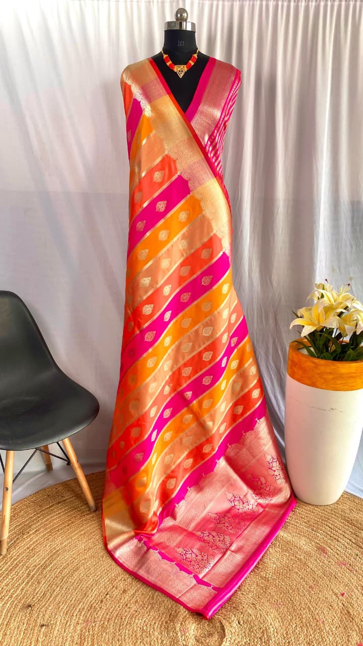 premium Benarasi satin silk sarees