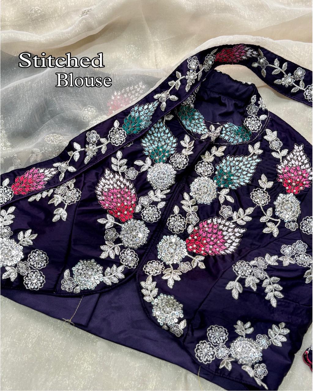 lets wraped in elegance, Plan solid saree