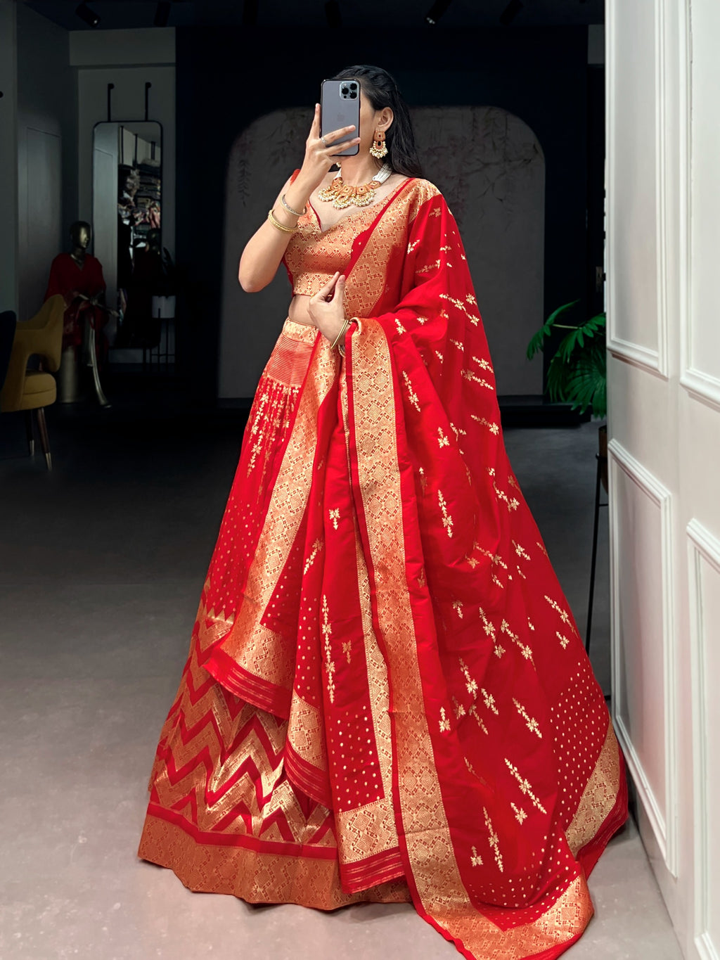 Regal Banarasi Lehenga