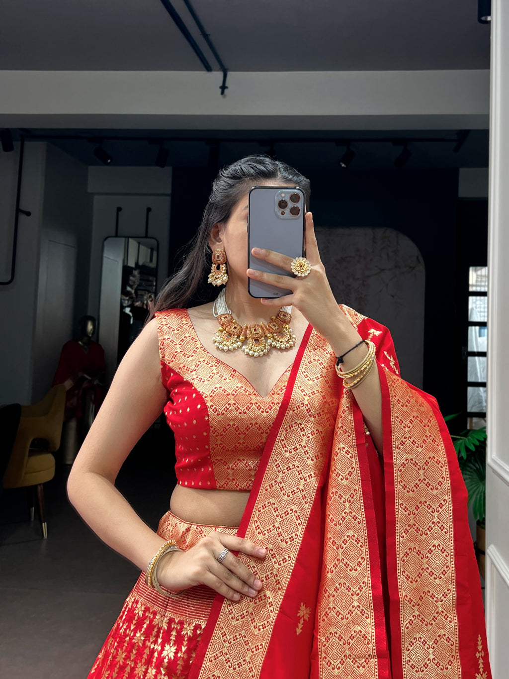 Regal Banarasi Lehenga