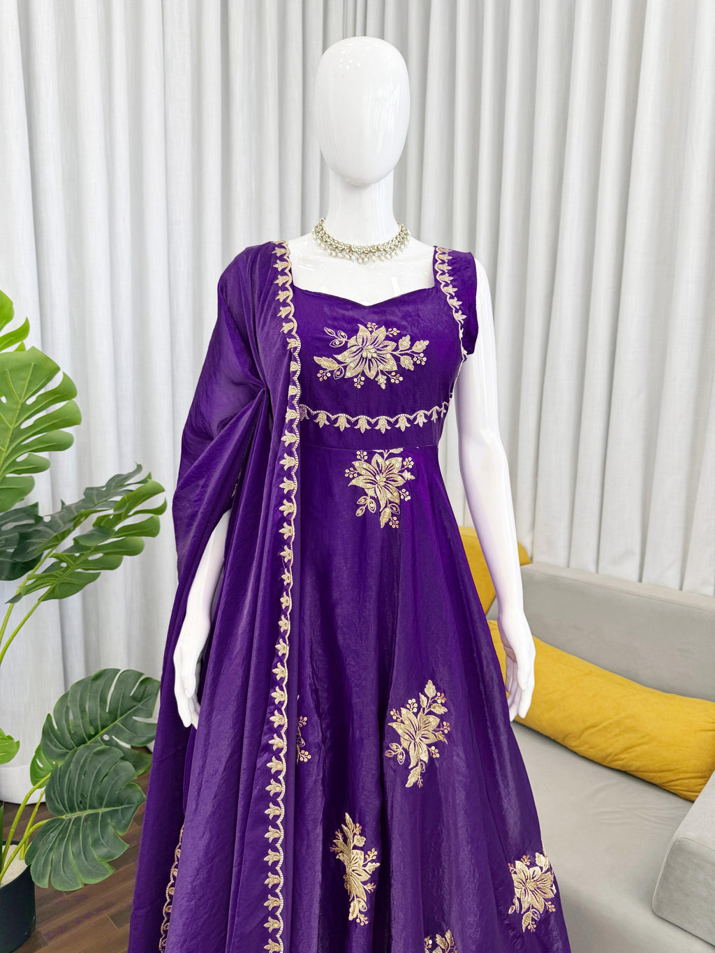 Fancy Fandy Silk Plazzo with Top Set