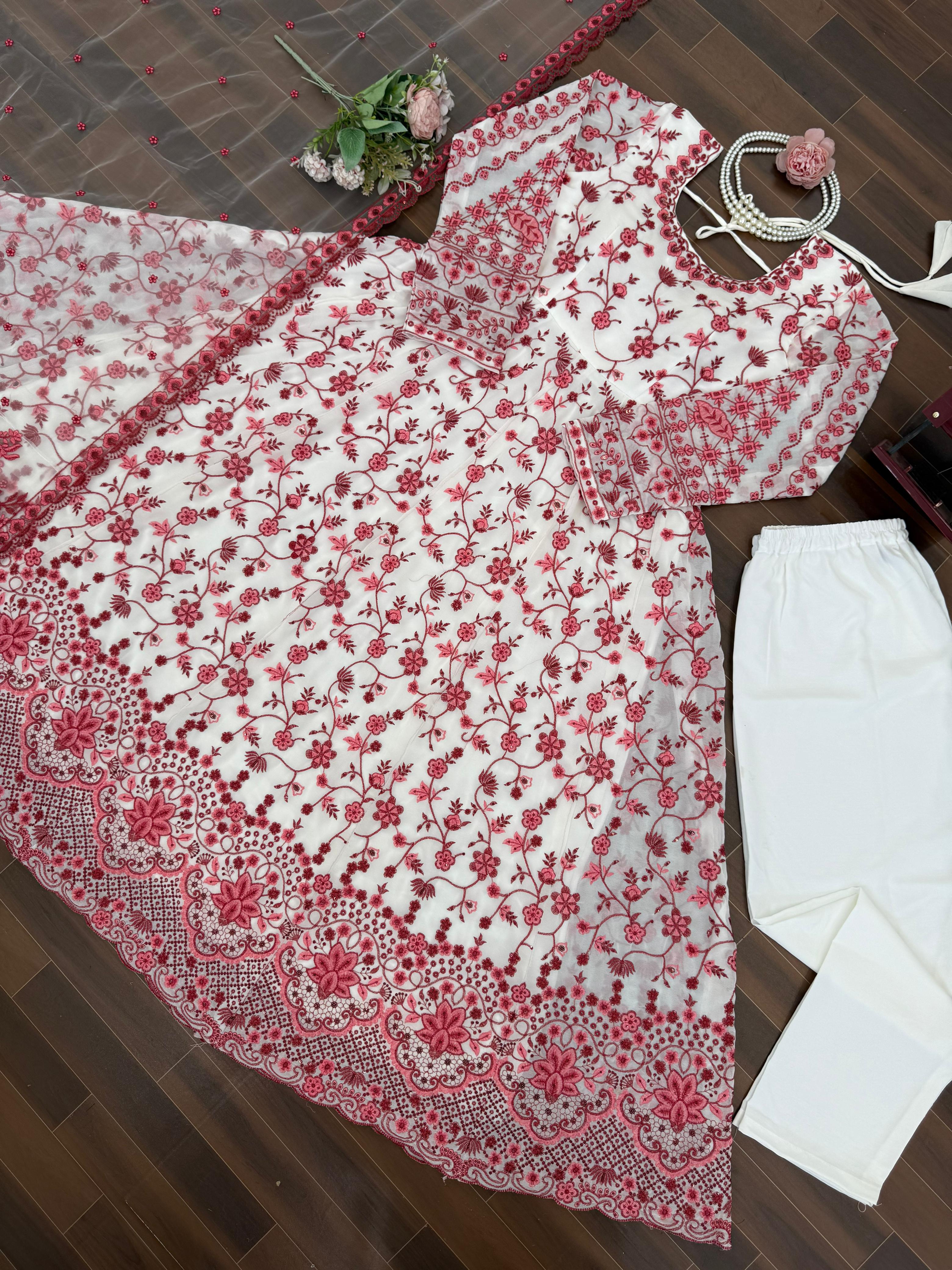 Beautiful Indian Anarkali Dress Set