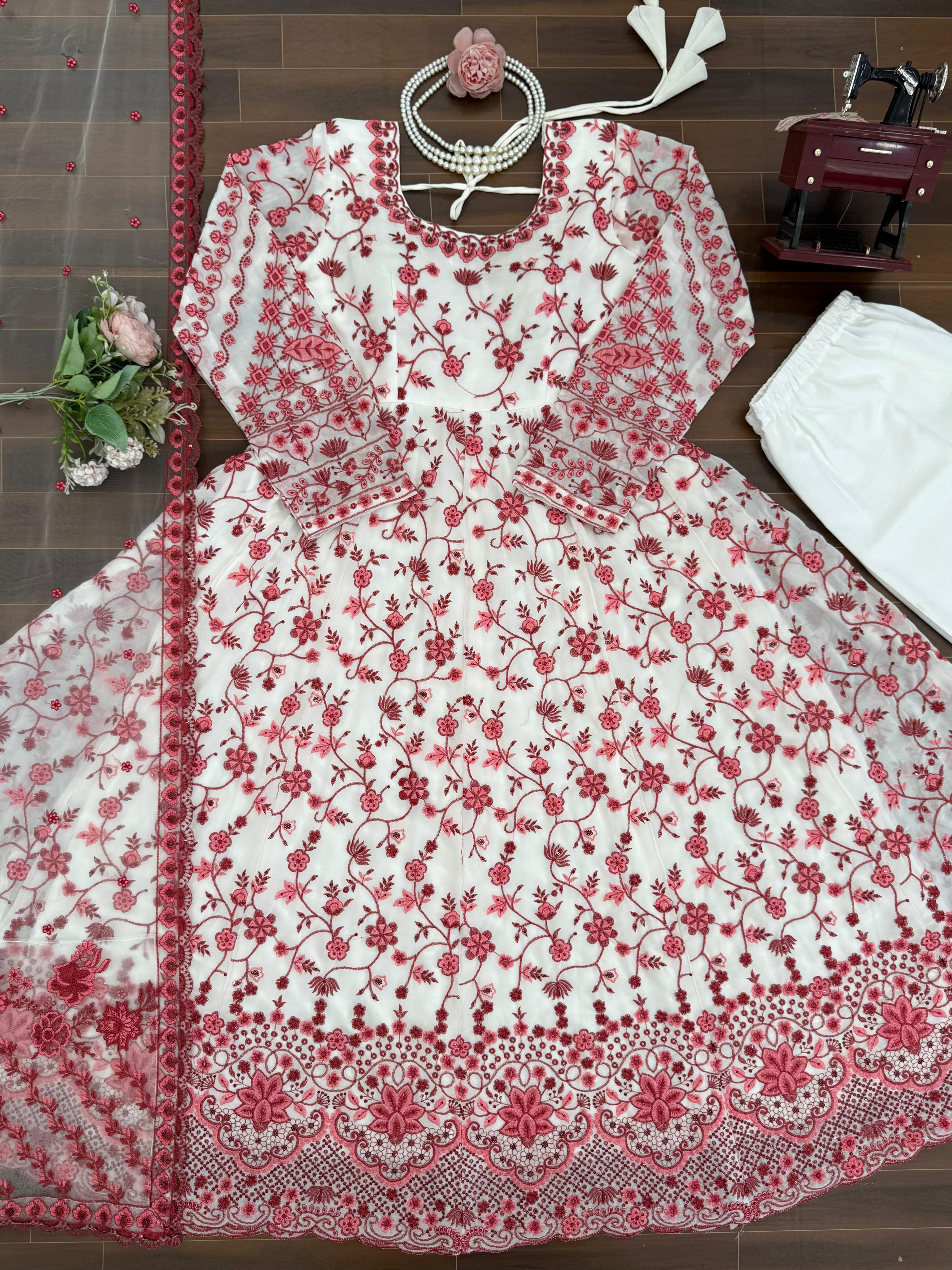 Beautiful Indian Anarkali Dress Set