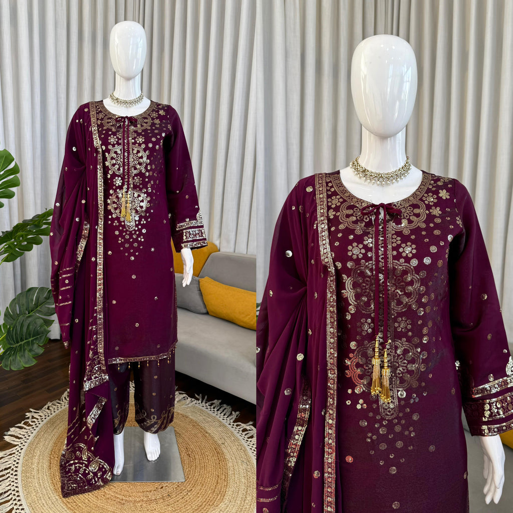 exclusive 3-piece Kurti set – crafted for comfort, stitched with grace