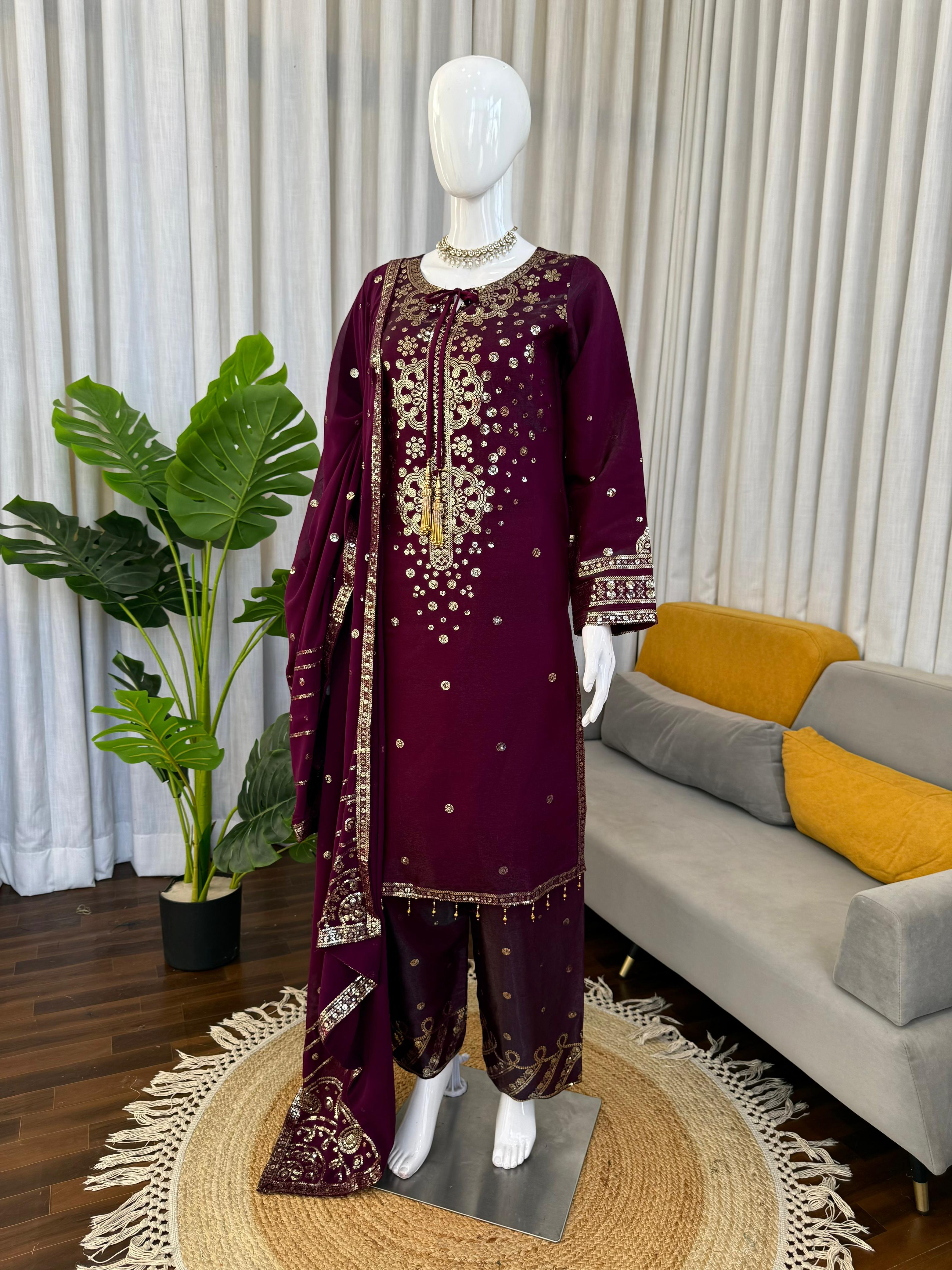 exclusive 3-piece Kurti set – crafted for comfort, stitched with grace
