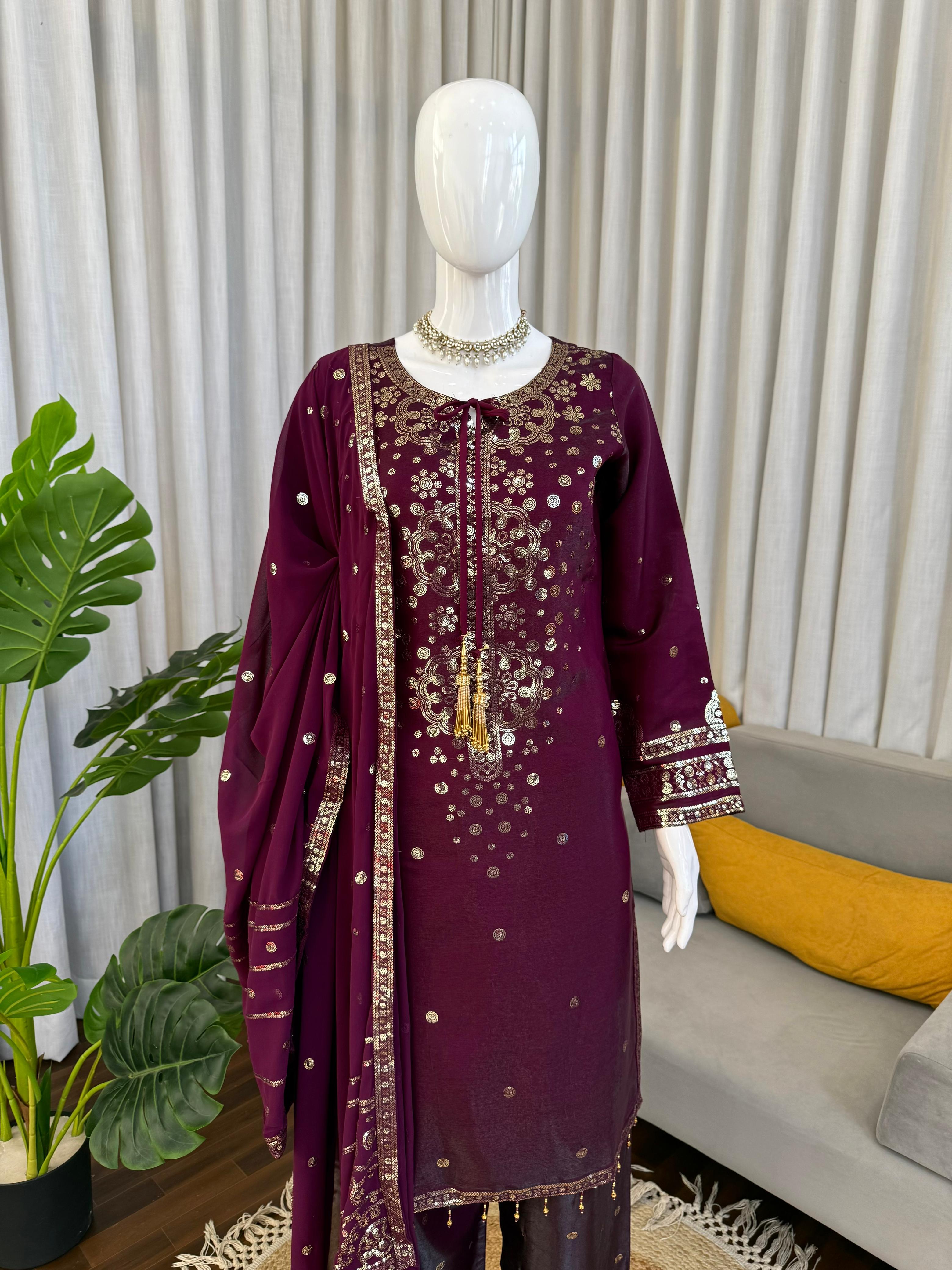 exclusive 3-piece Kurti set – crafted for comfort, stitched with grace