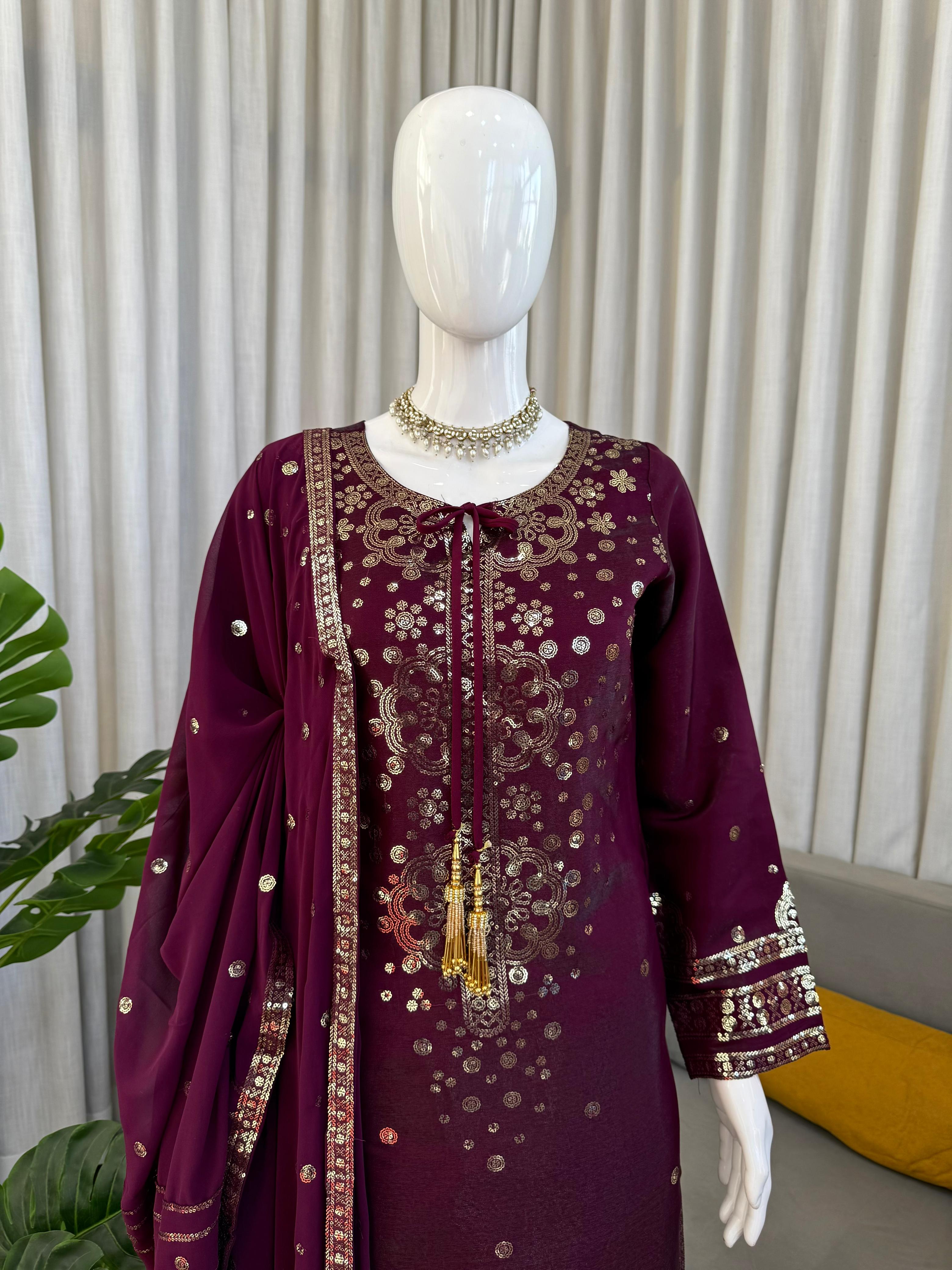 exclusive 3-piece Kurti set – crafted for comfort, stitched with grace