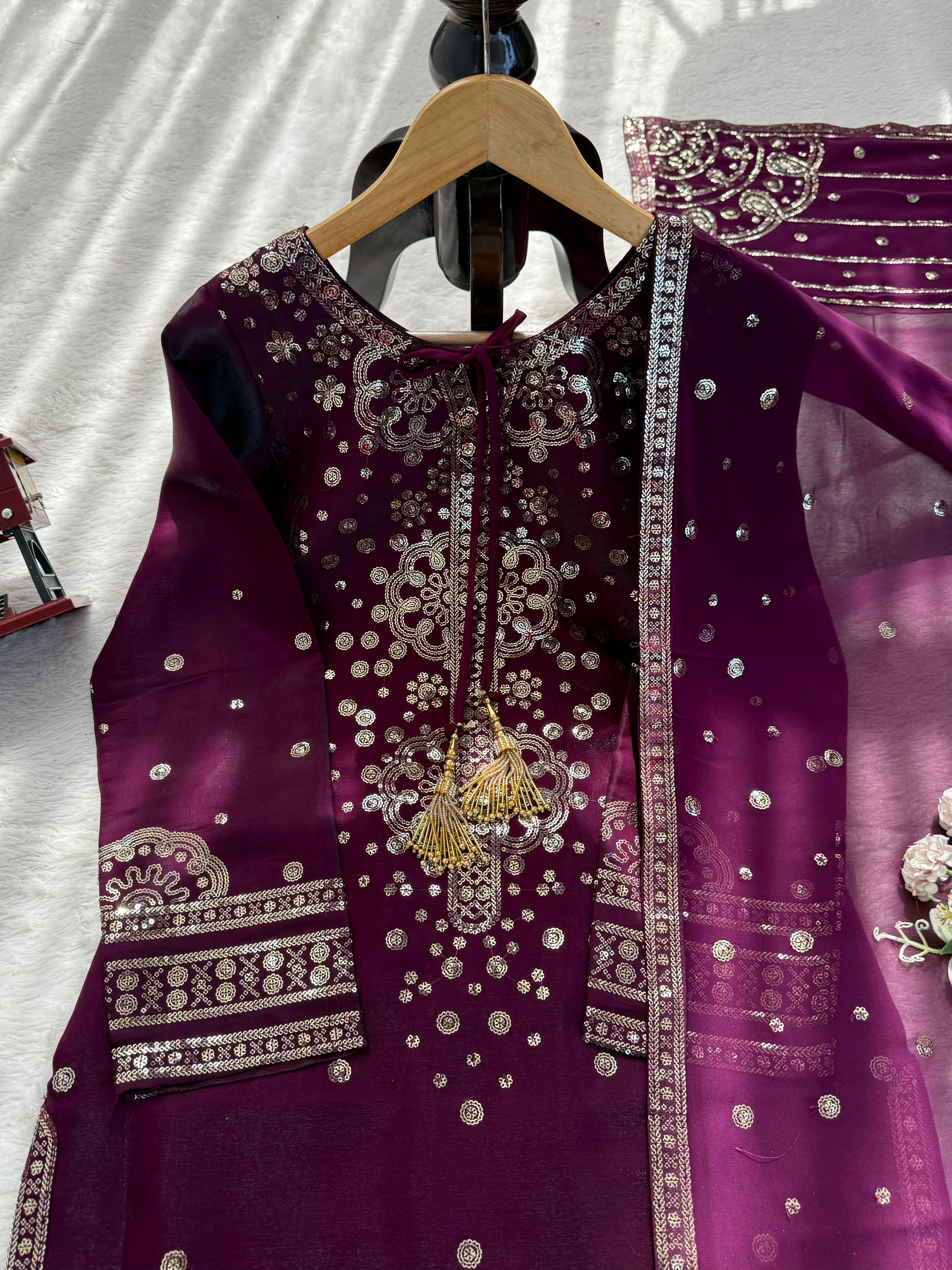 exclusive 3-piece Kurti set – crafted for comfort, stitched with grace