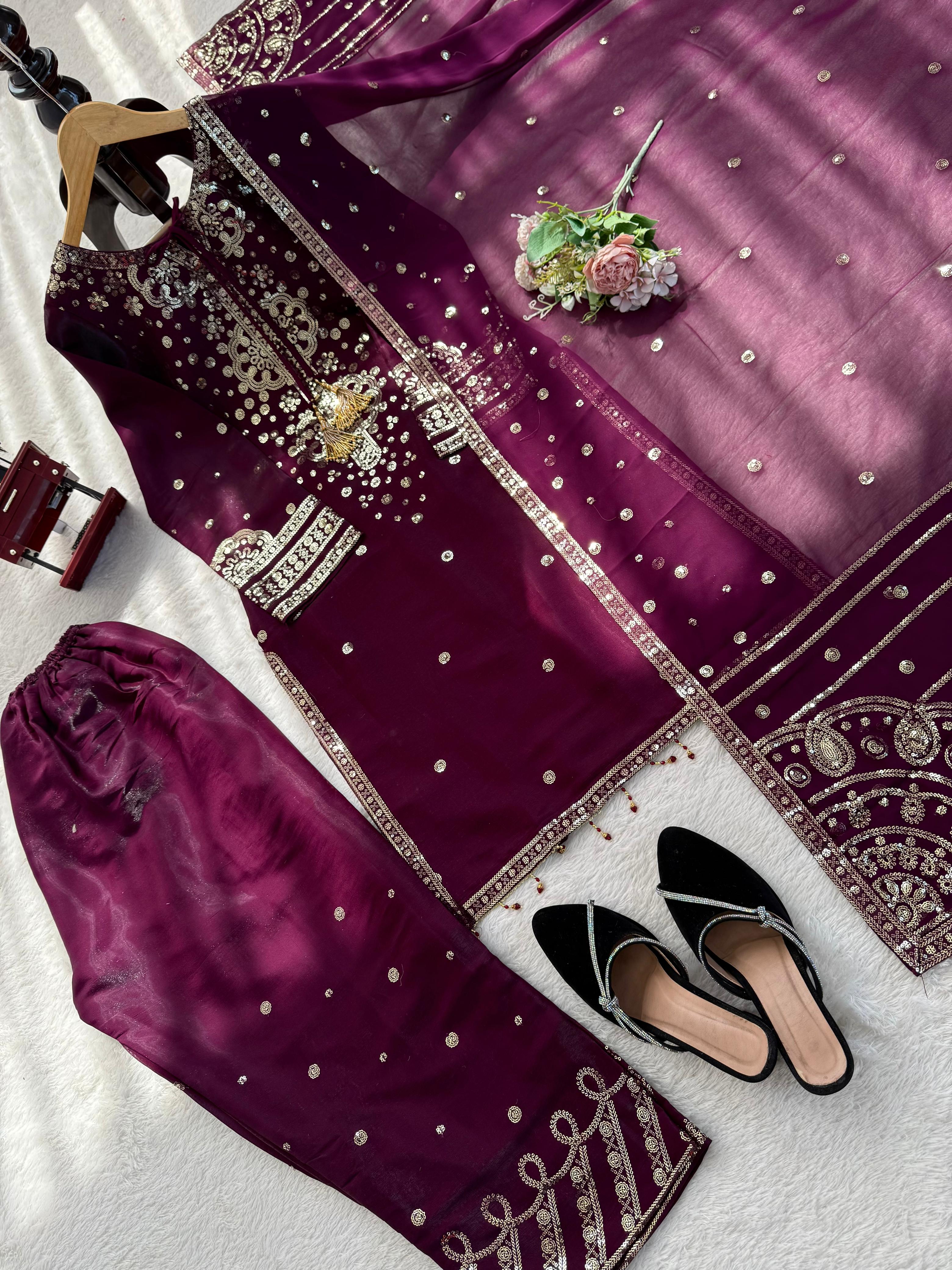 exclusive 3-piece Kurti set – crafted for comfort, stitched with grace