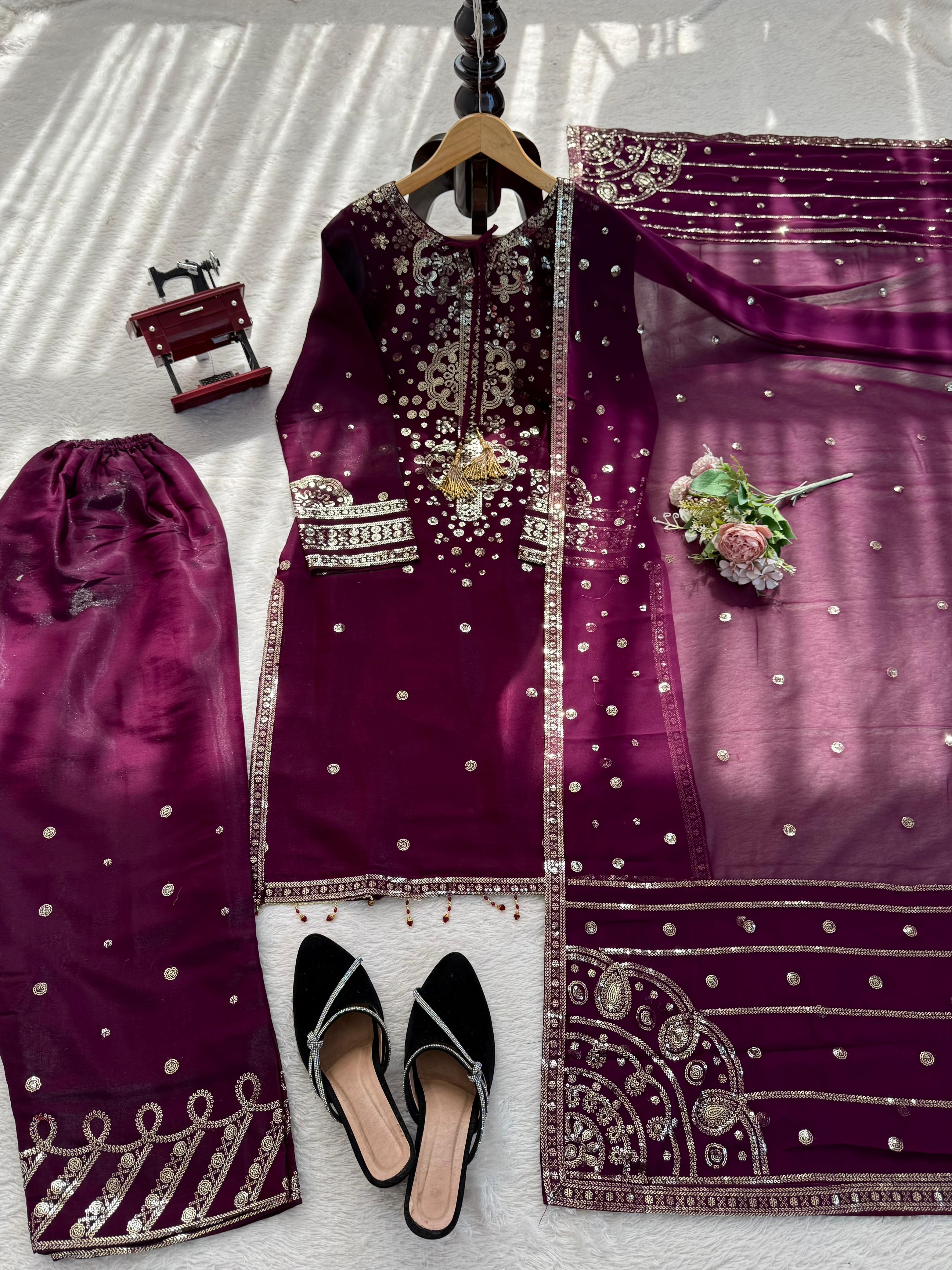 exclusive 3-piece Kurti set – crafted for comfort, stitched with grace