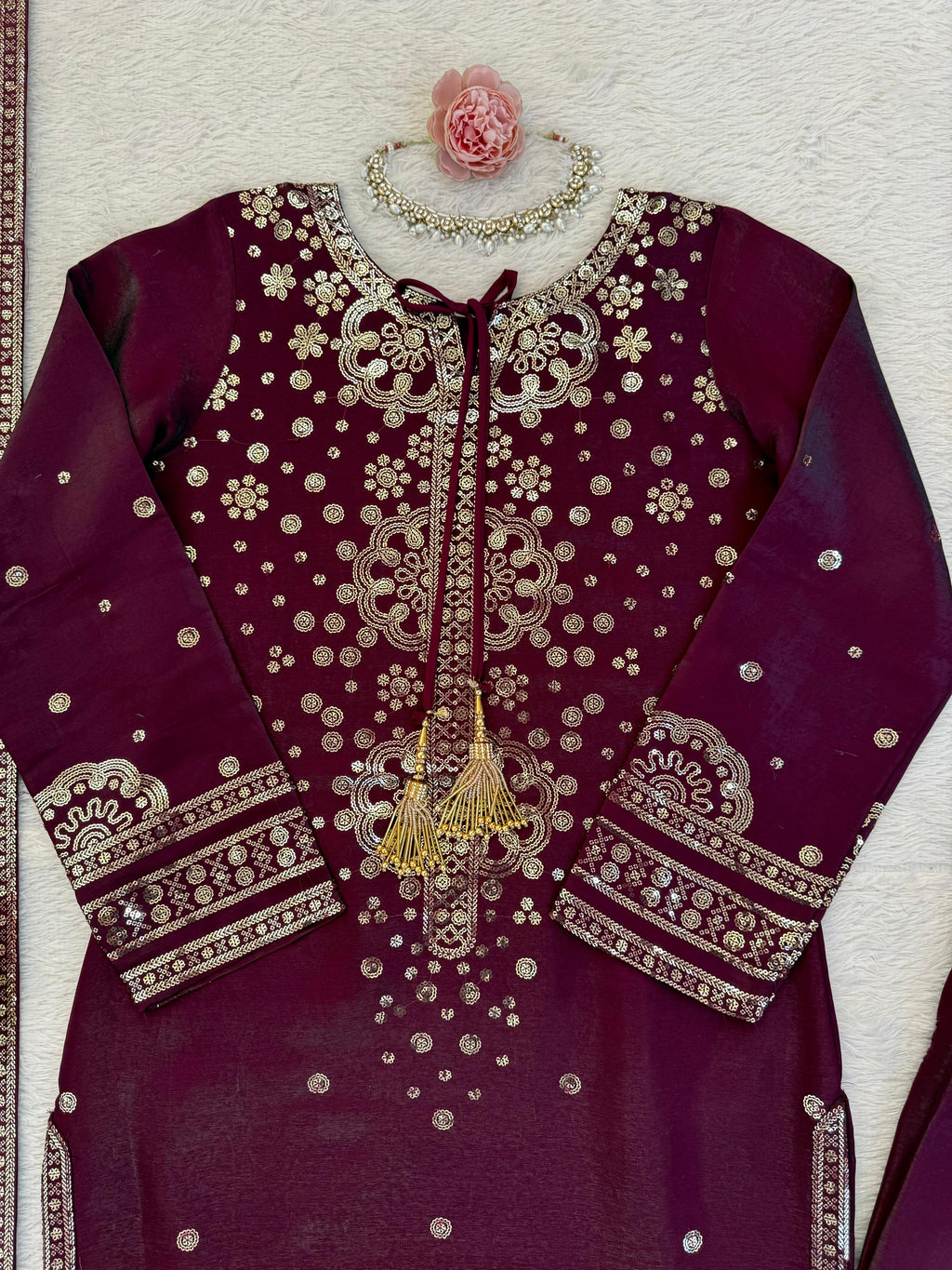 exclusive 3-piece Kurti set – crafted for comfort, stitched with grace
