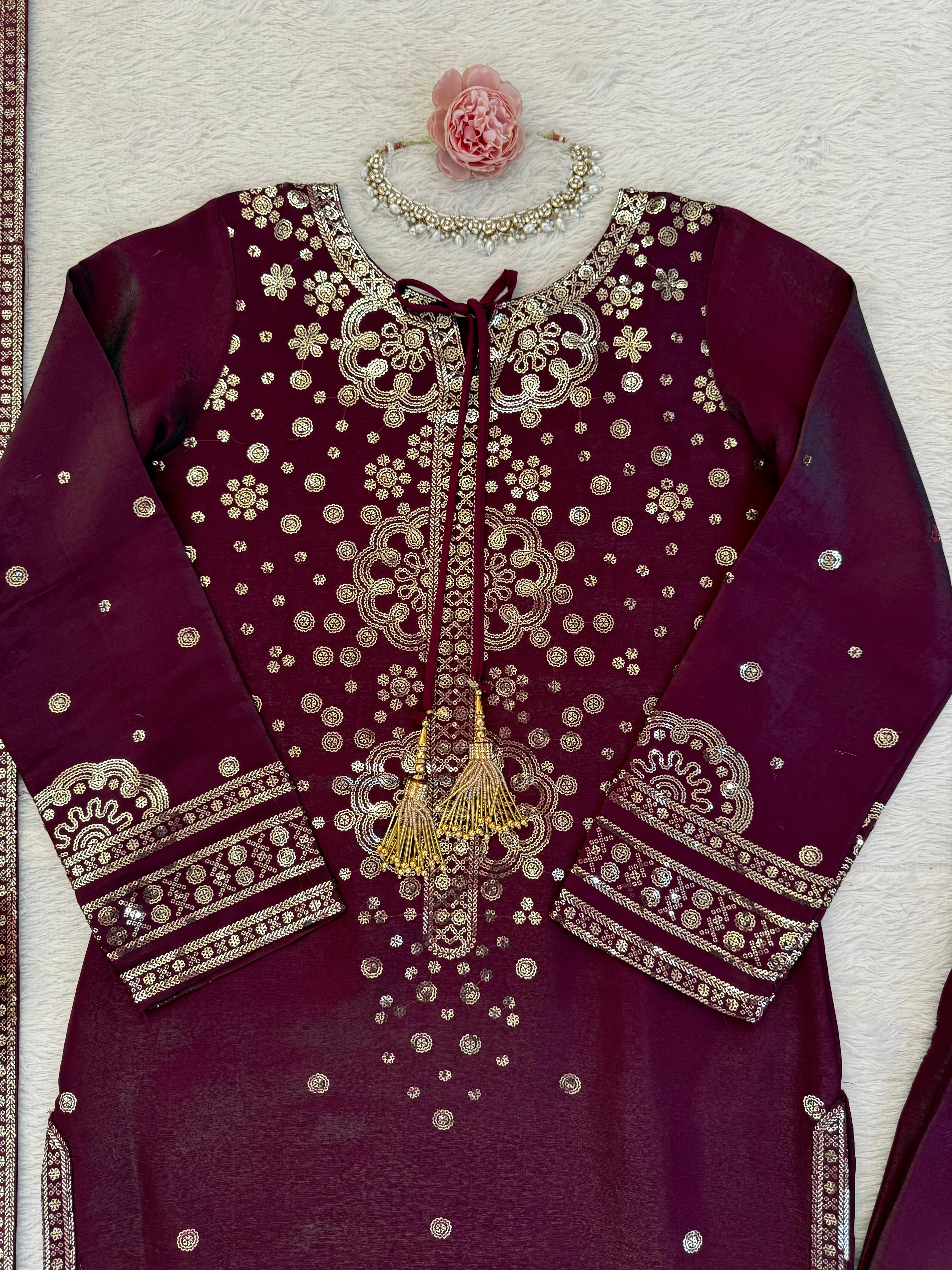 exclusive 3-piece Kurti set – crafted for comfort, stitched with grace