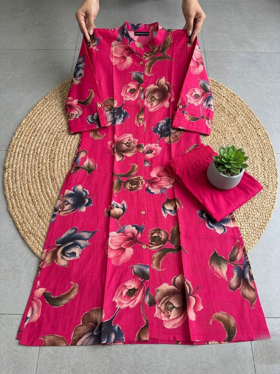 PURE BASE COTTON  KURTI