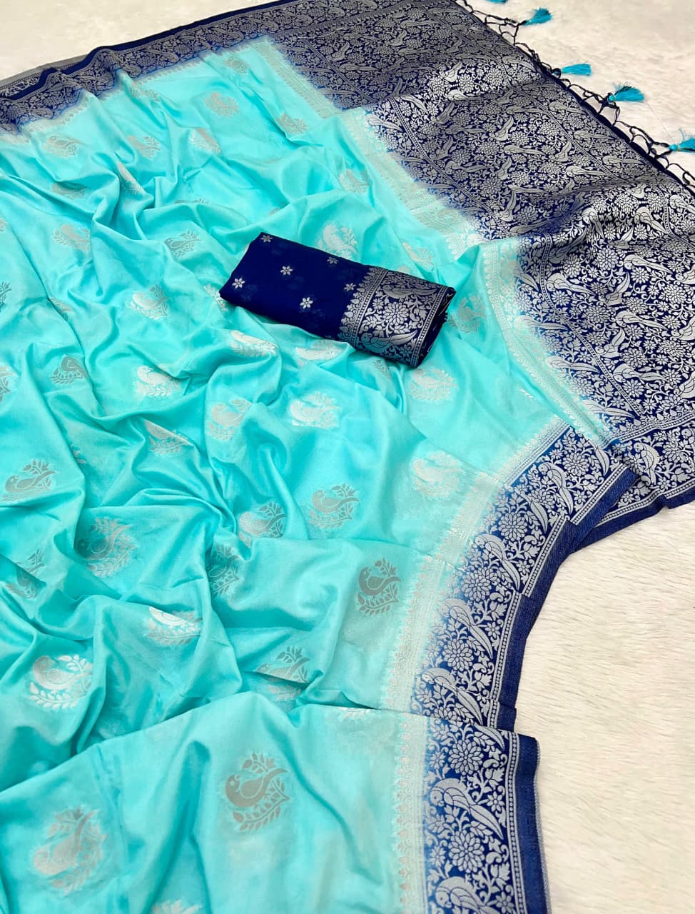 PURE KHADDI CREP GEORGETTE SAREE