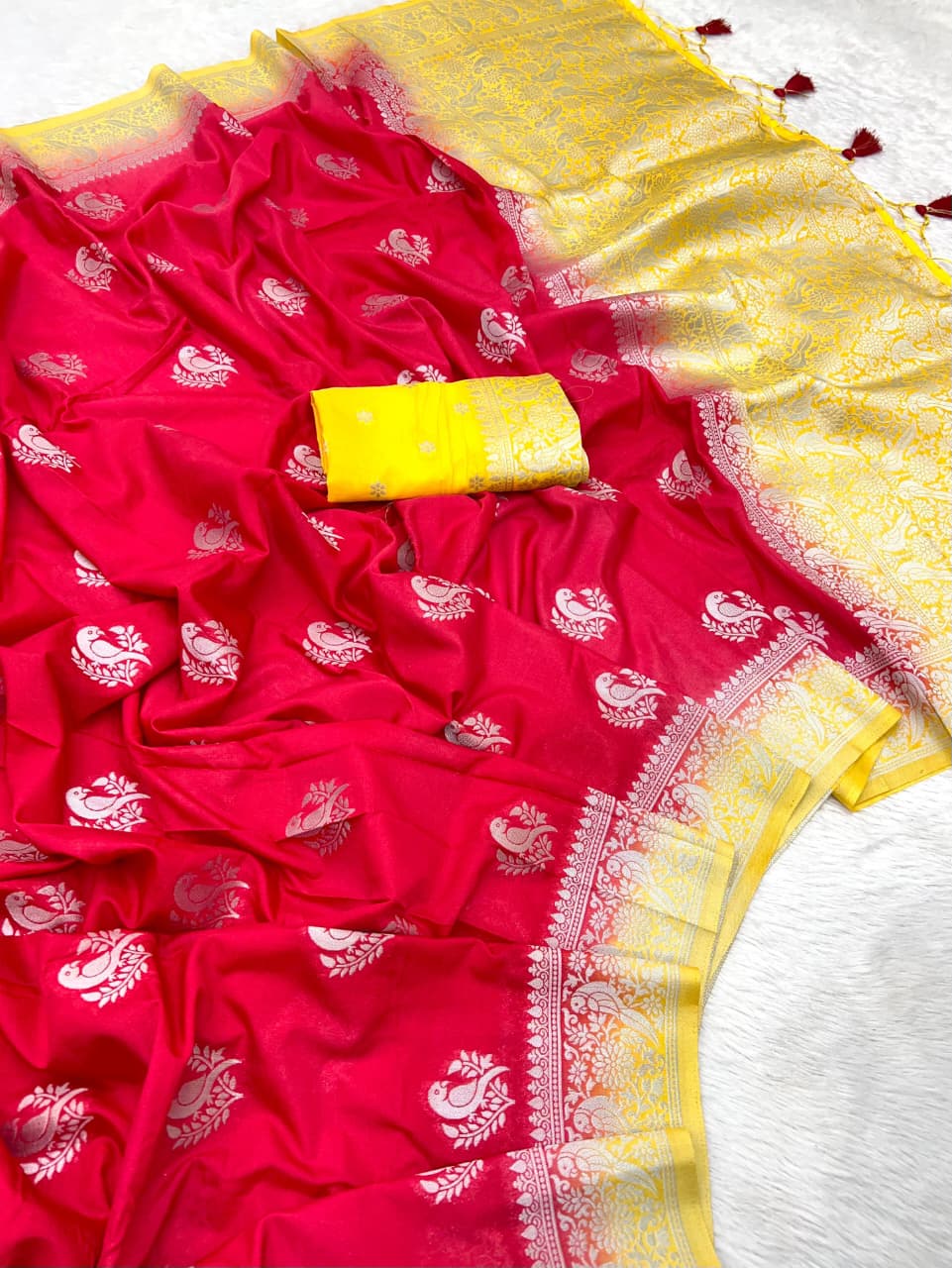 PURE KHADDI CREP GEORGETTE SAREE