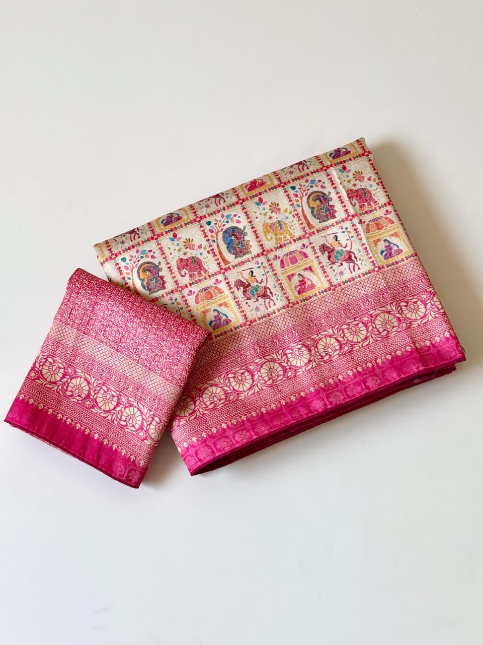Pure Jari Fully Weaving Softy Silk SARI