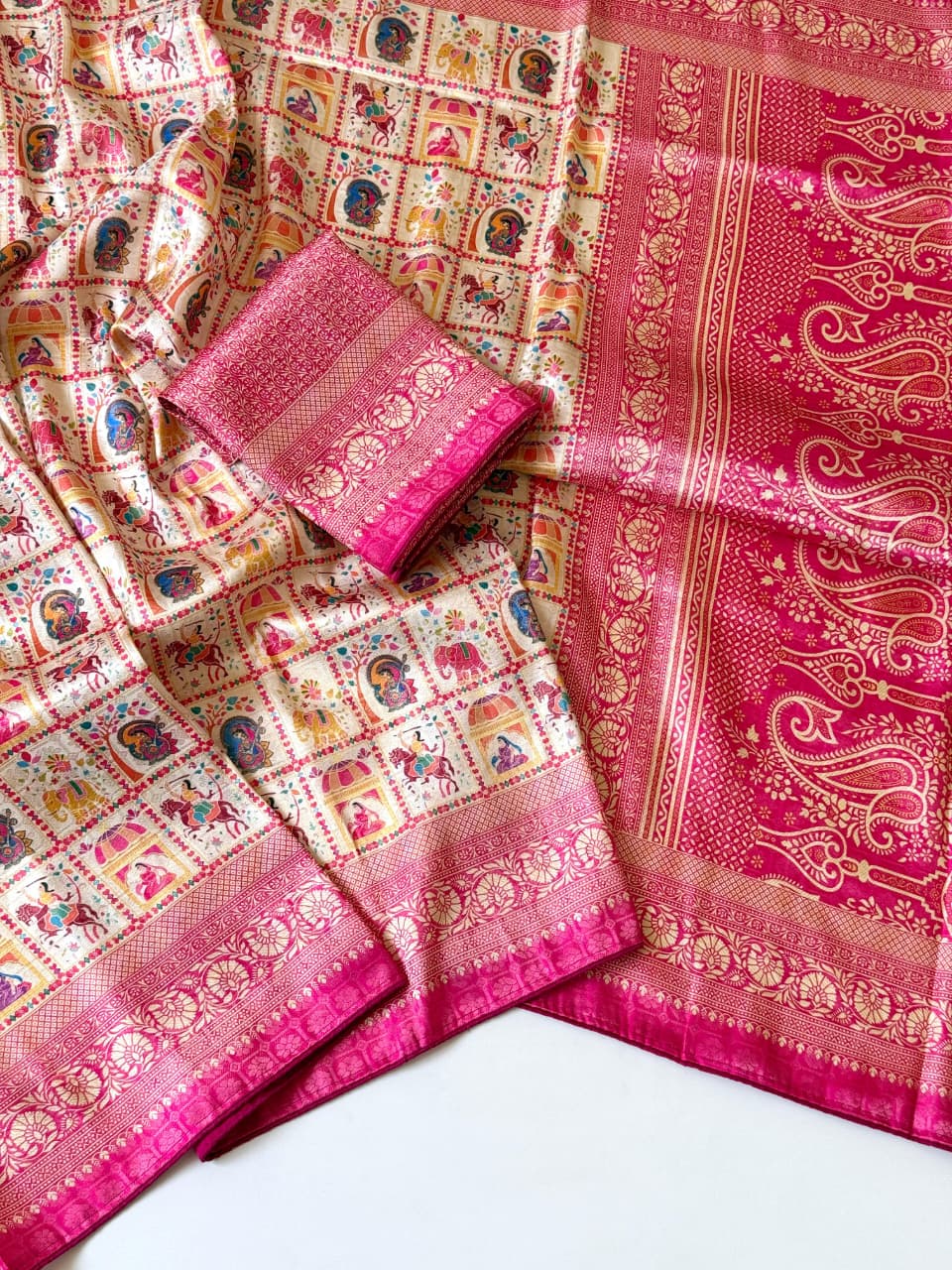 Pure Jari Fully Weaving Softy Silk SARI
