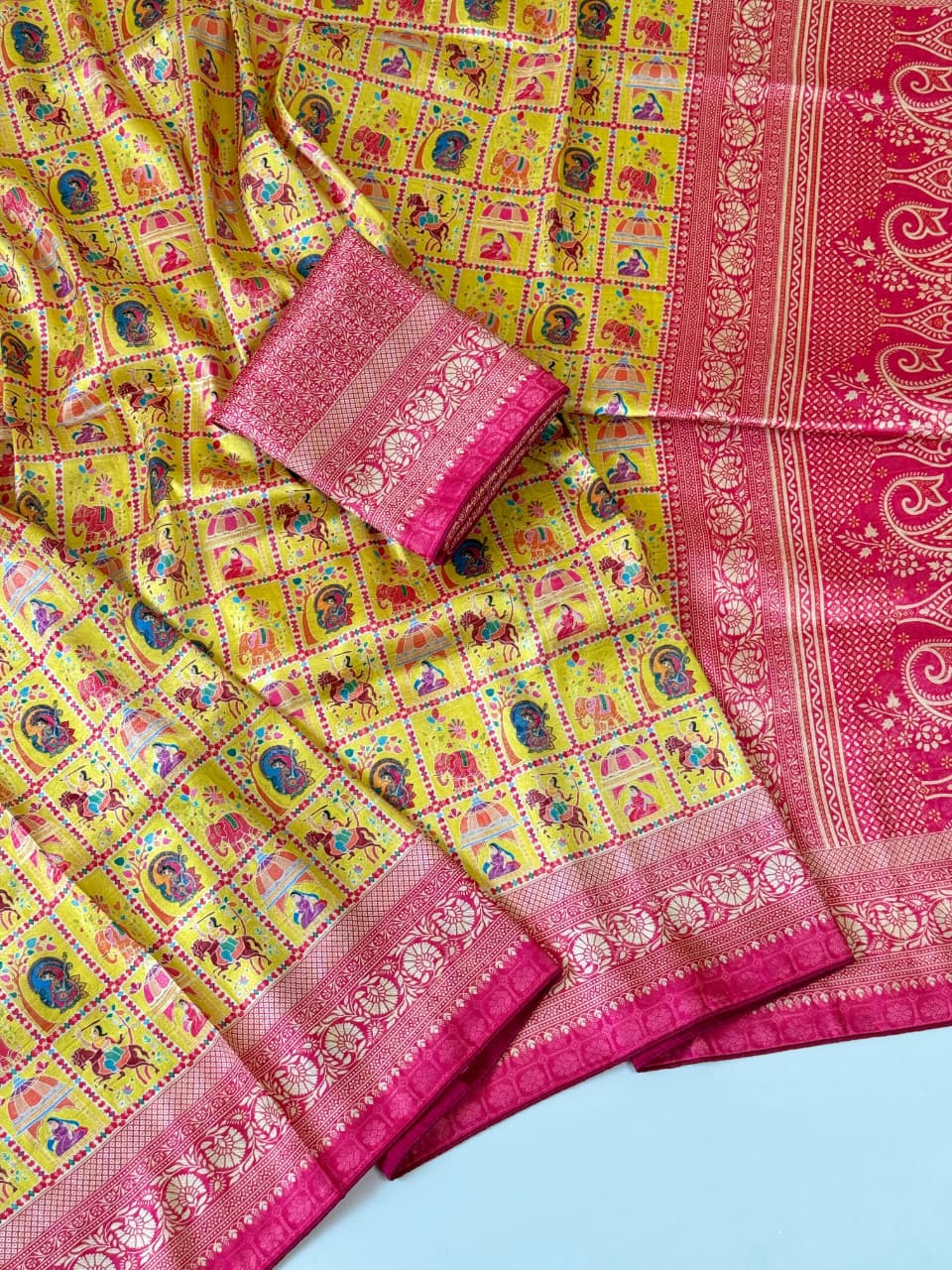 Pure Jari Fully Weaving Softy Silk SARI