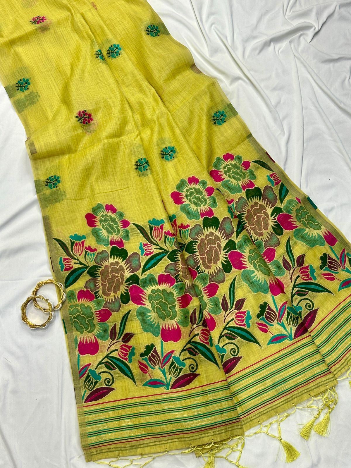 SOFT MUGA COTTON SAREE