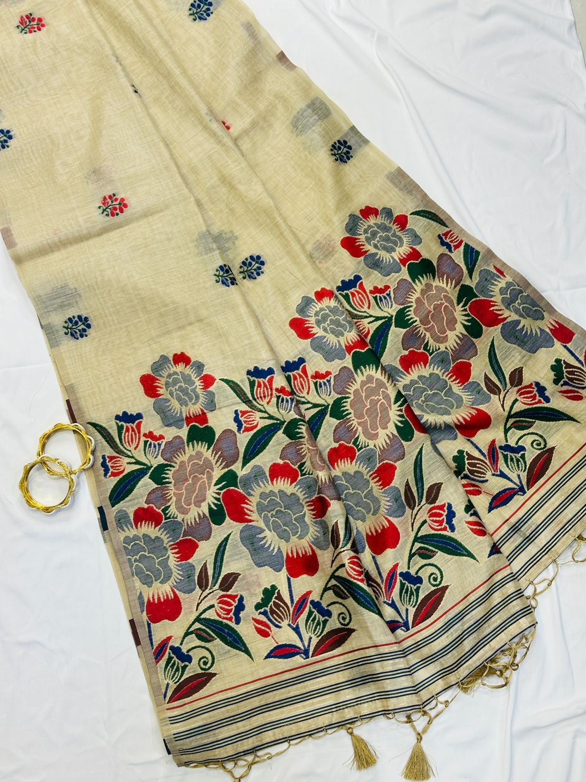 SOFT MUGA COTTON SAREE