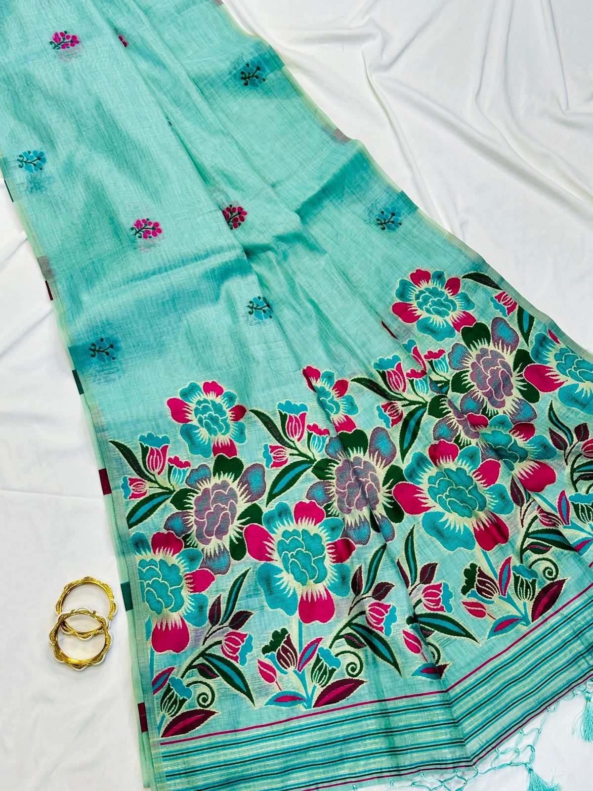 SOFT MUGA COTTON SAREE