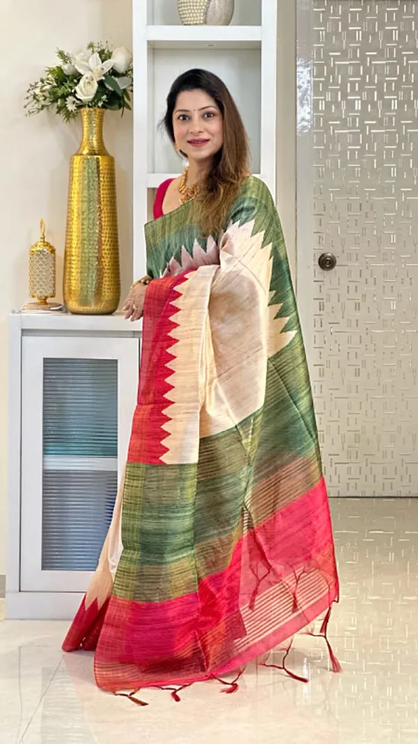 Soft Tussar Silk sarees