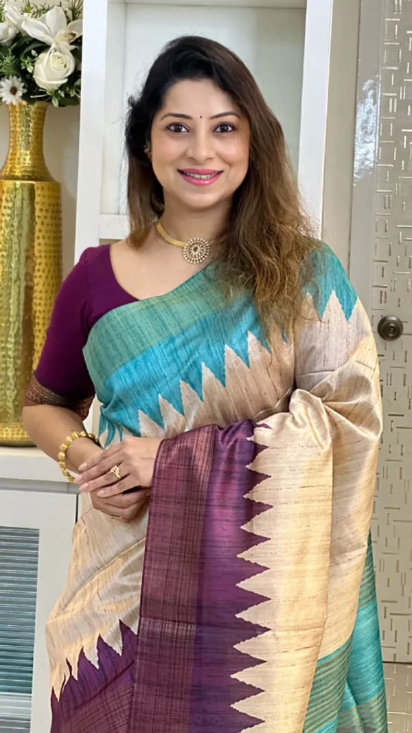 Soft Tussar Silk sarees