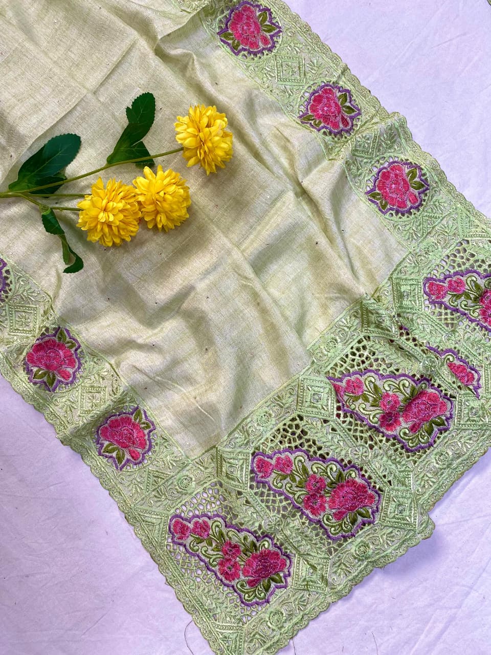 soft tussar silk sarees