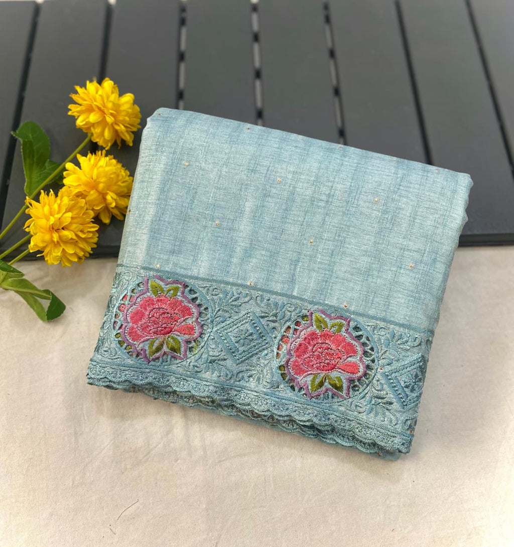 soft tussar silk sarees
