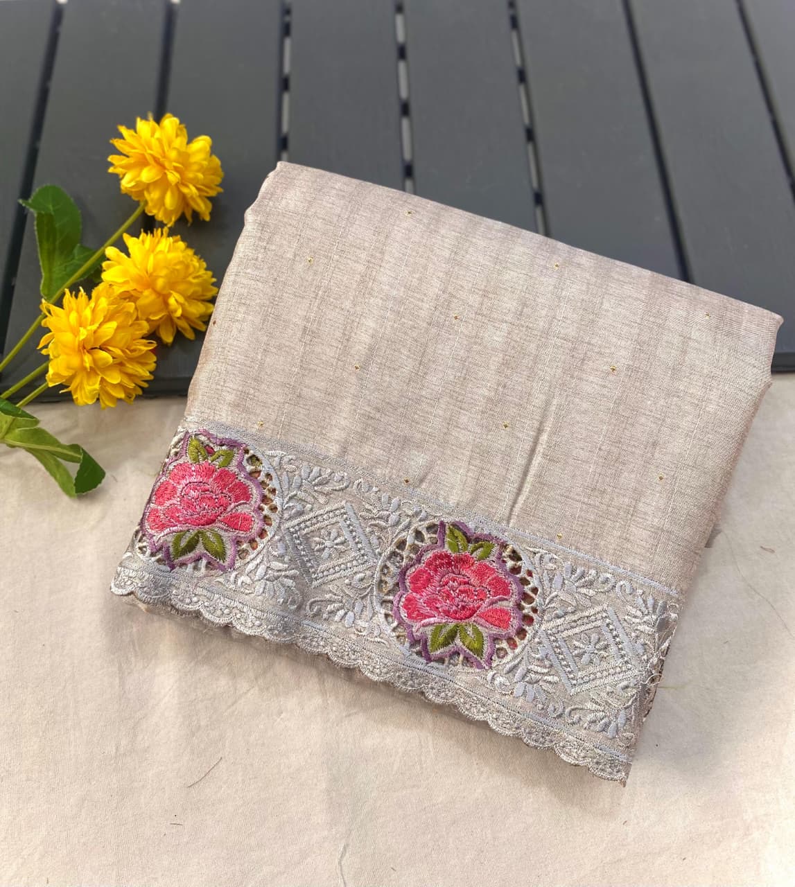 soft tussar silk sarees