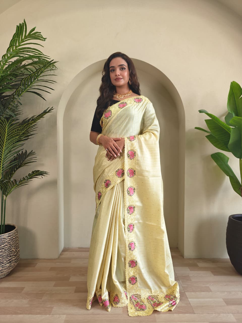 soft tussar silk sarees