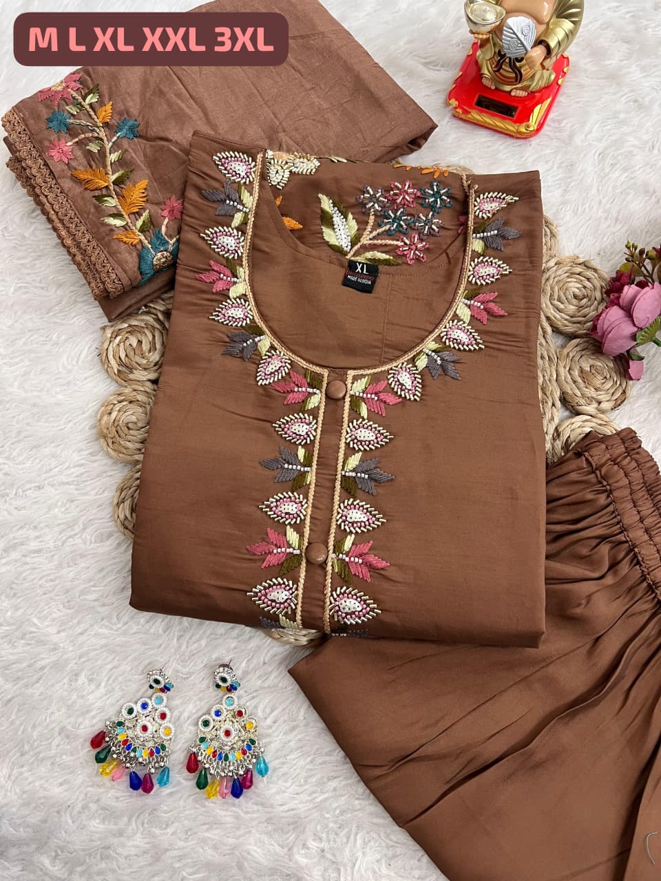 Launching New Designers Kurti Pent Dupatta Set