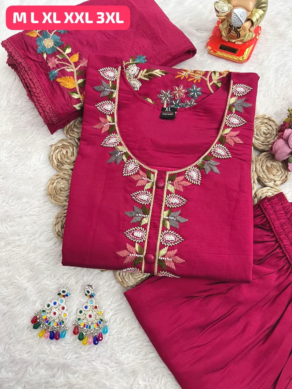 Launching New Designers Kurti Pent Dupatta Set