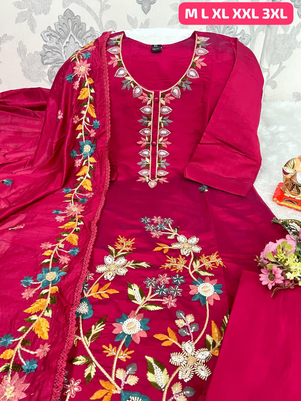 Launching New Designers Kurti Pent Dupatta Set