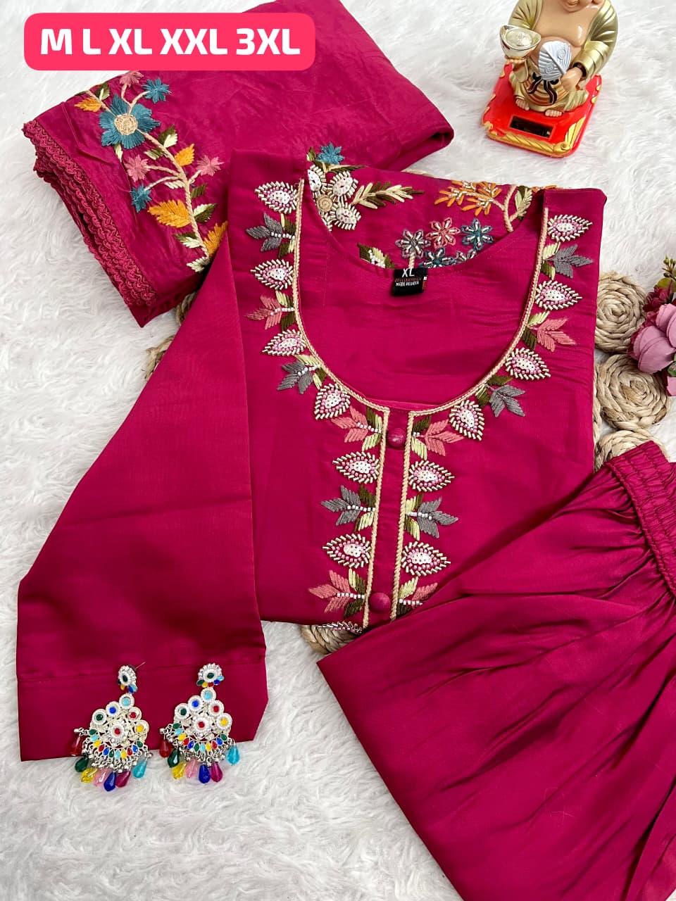 Launching New Designers Kurti Pent Dupatta Set