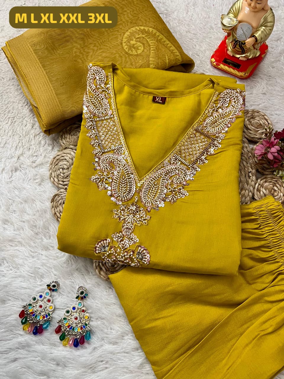 Launching New Designers Kurti Pent Dupatta Set