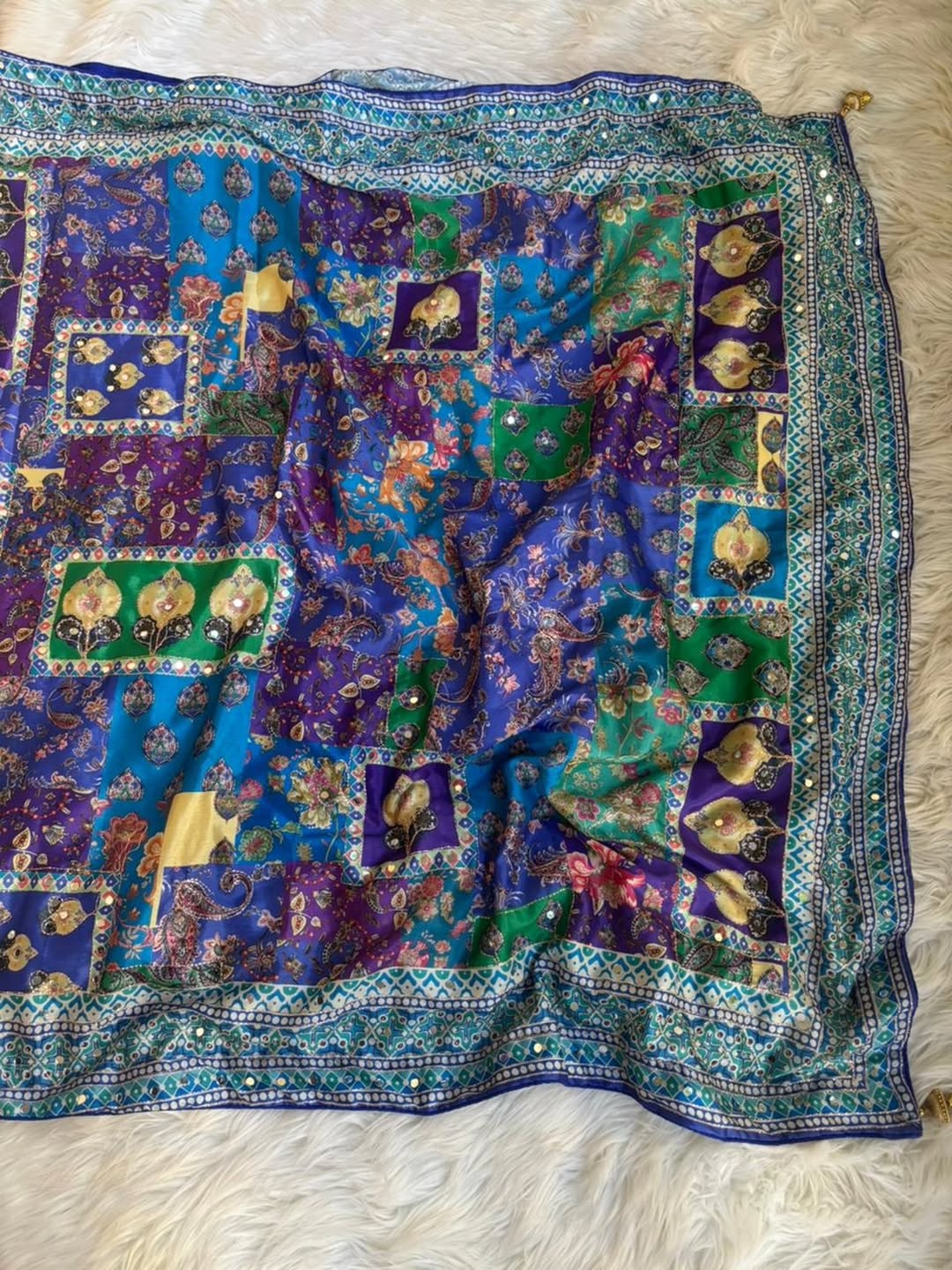 Soft Pure Marshmellow Shiny Chinnon Silk SARI