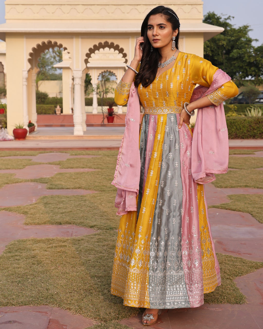 &nbsp;WEDDING WEAR ANARKALI gown👗