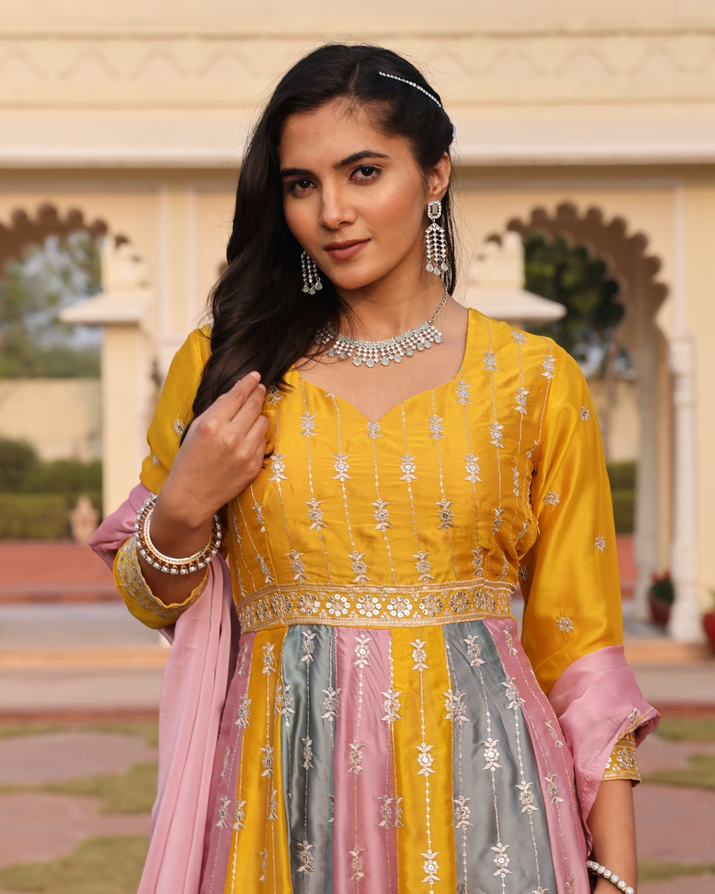 &nbsp;WEDDING WEAR ANARKALI gown👗