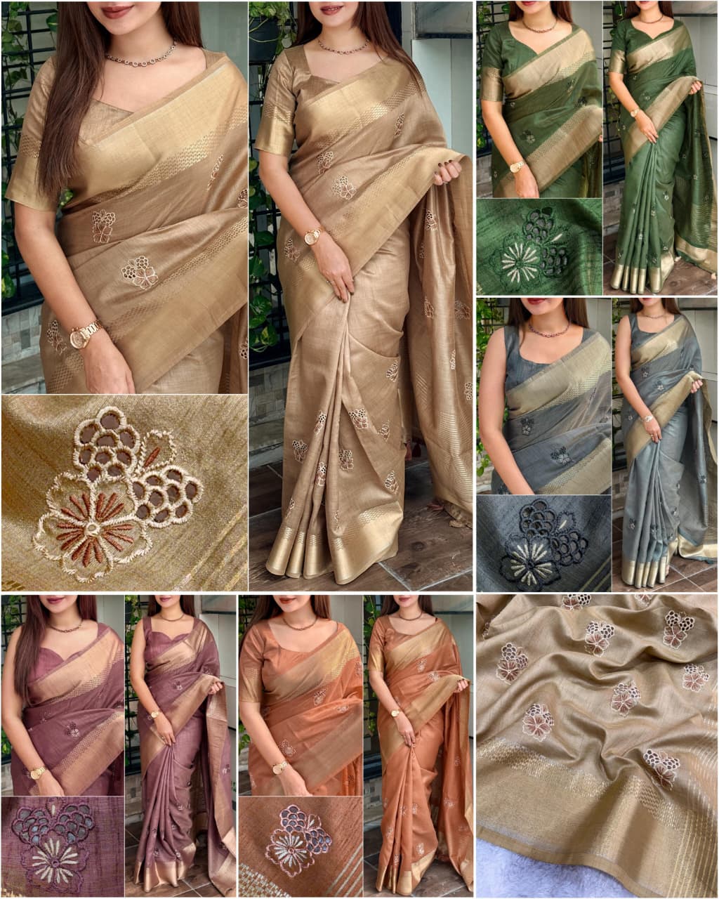 Buy Assam Silk Zari Jacquard Border With Zari Weaving Chit Pallu With Running Blouse