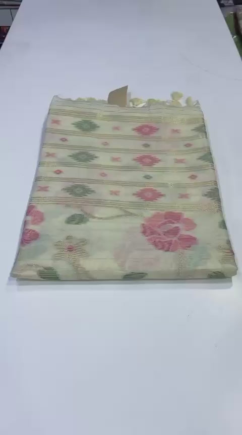 Jamdani Cotton Saree 🌸