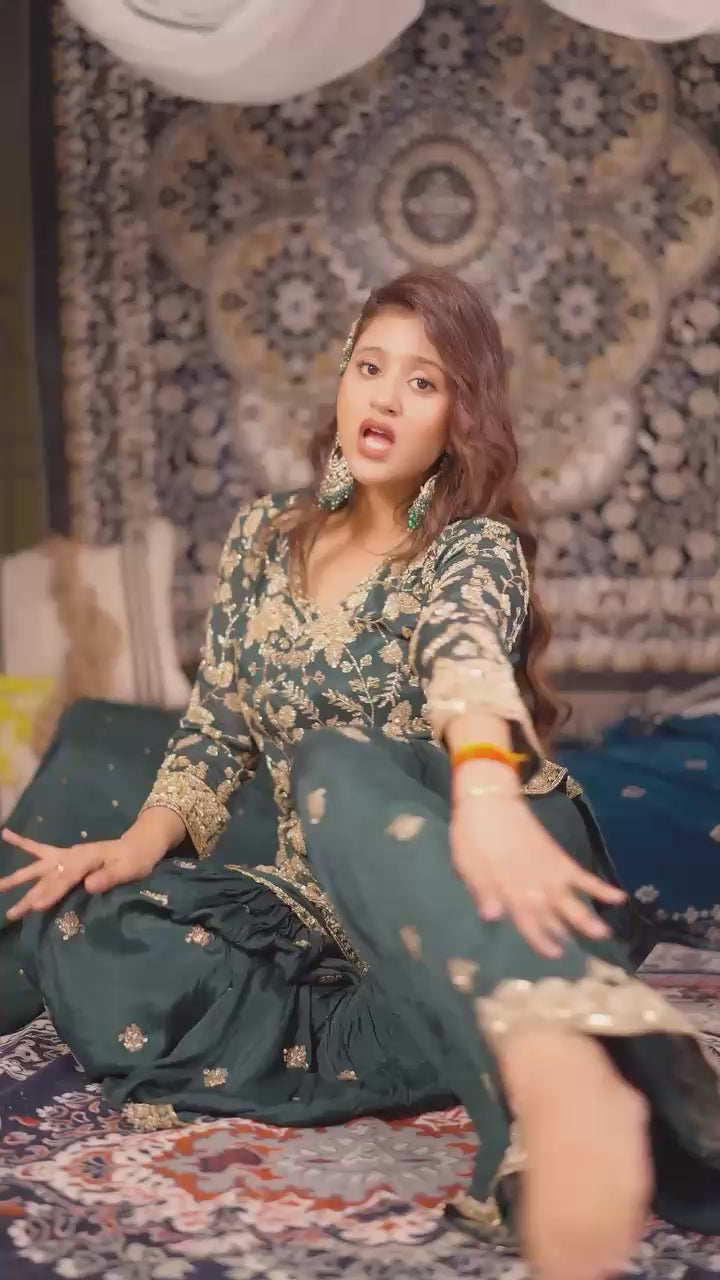 Bollywood Pakistani Style Kurti Plazzo